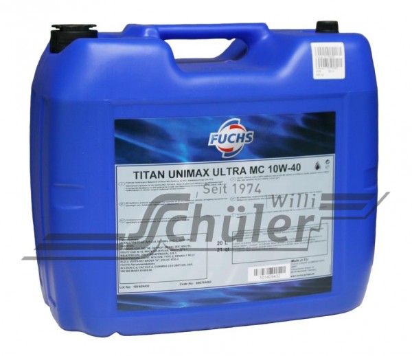 FUCHS Titan Unimax Ultra MC SAE 10W-40