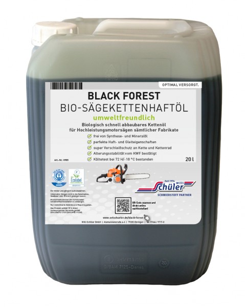 Black Forest Bio-Sägekettenhaftöl